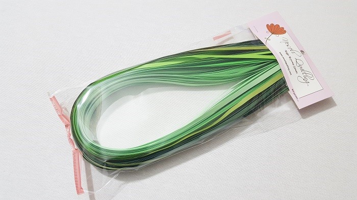 5mm Yeşil Renk Tonlu Quilling Kağıdı